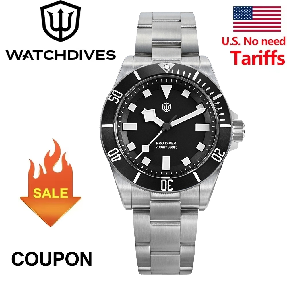 Watchdives WD1969 Pro Watch VH - đánh giá và giá Rolex Watch Submariner